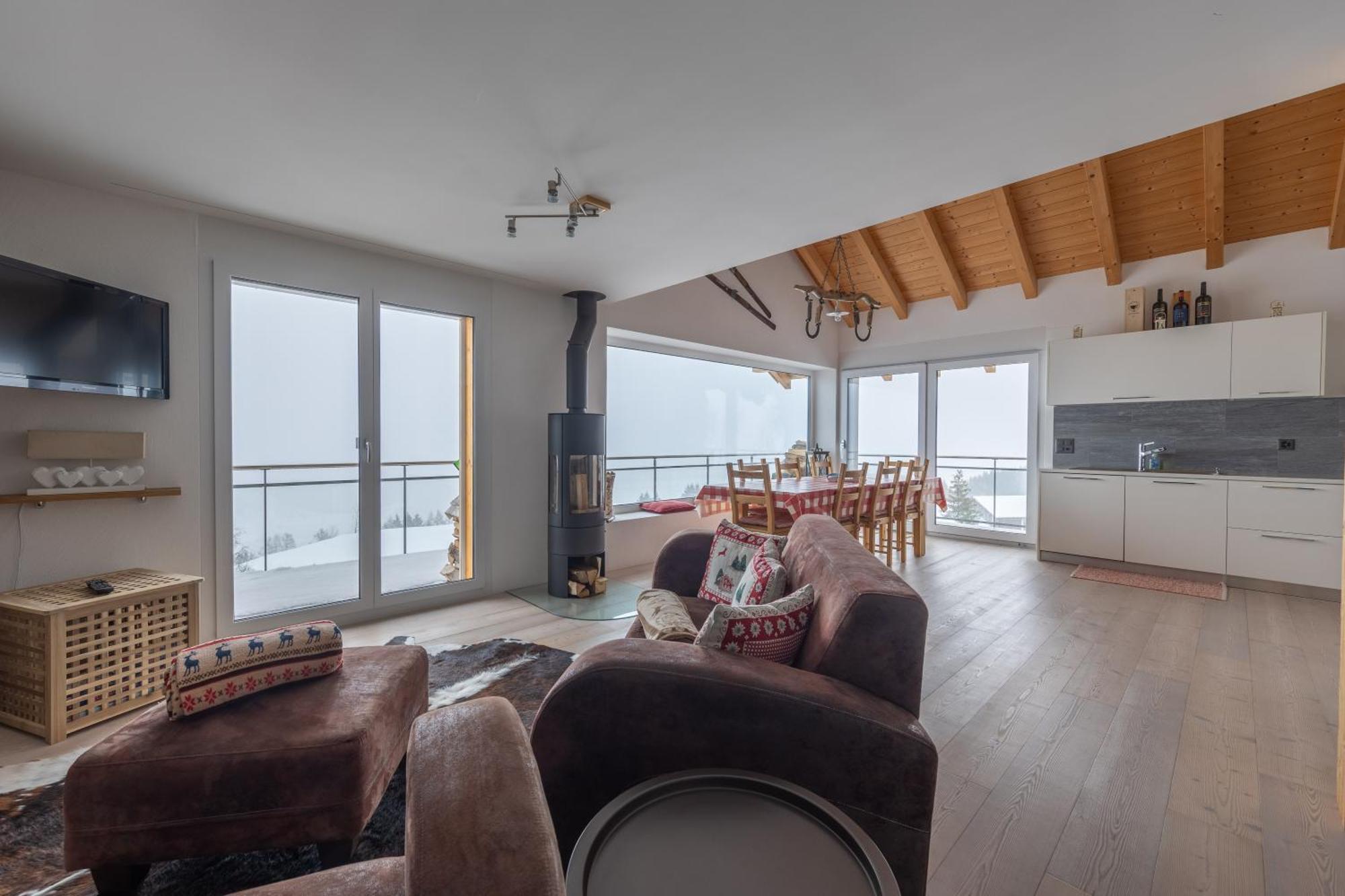 Apartment Tga Pilu A Cozy And Modern On Savognin Slopes With Wonderful Mountains View