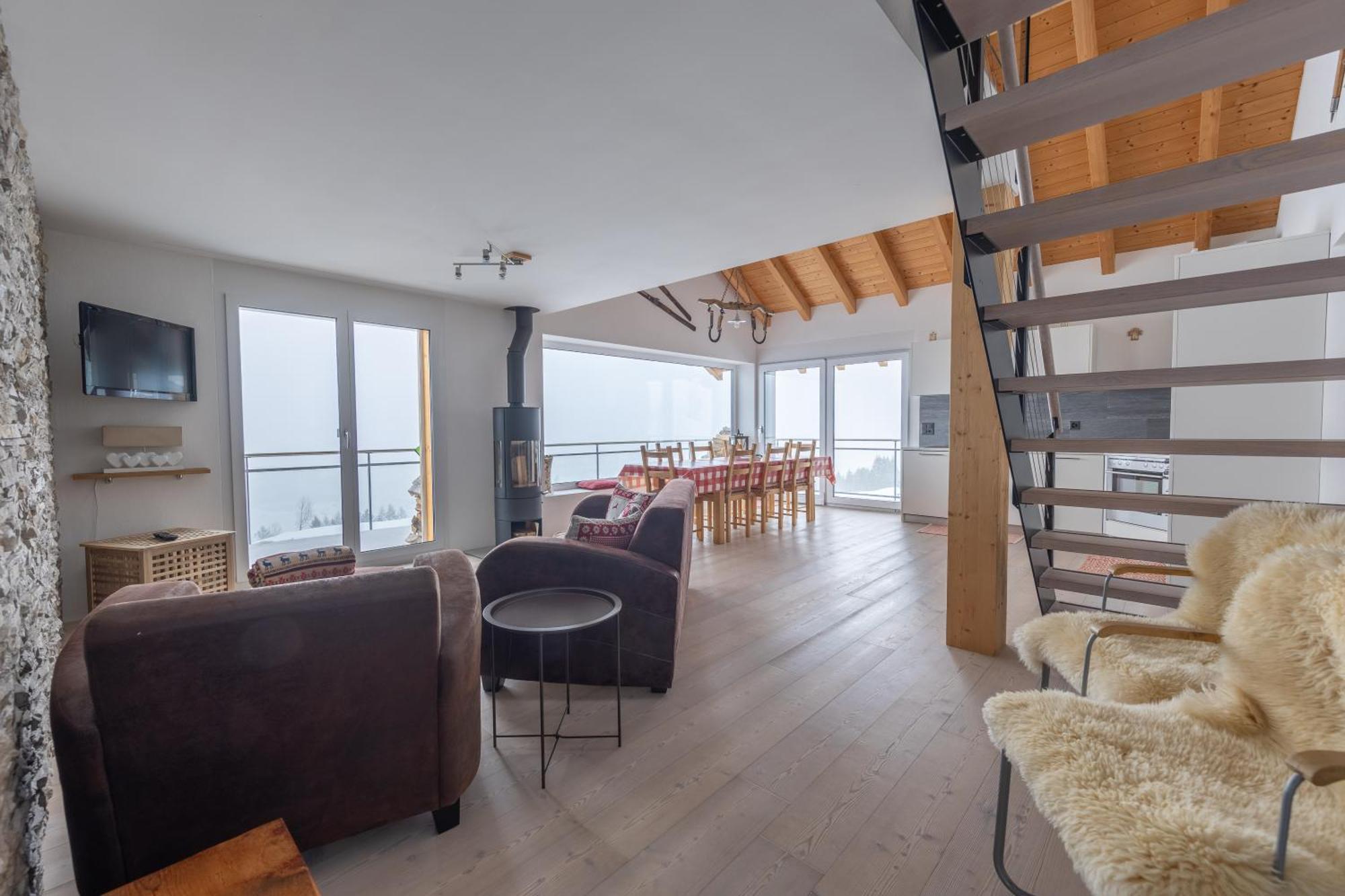 Tga Pilu A Cozy And Modern On Savognin Slopes With Wonderful Mountains View * Malmigiuer
