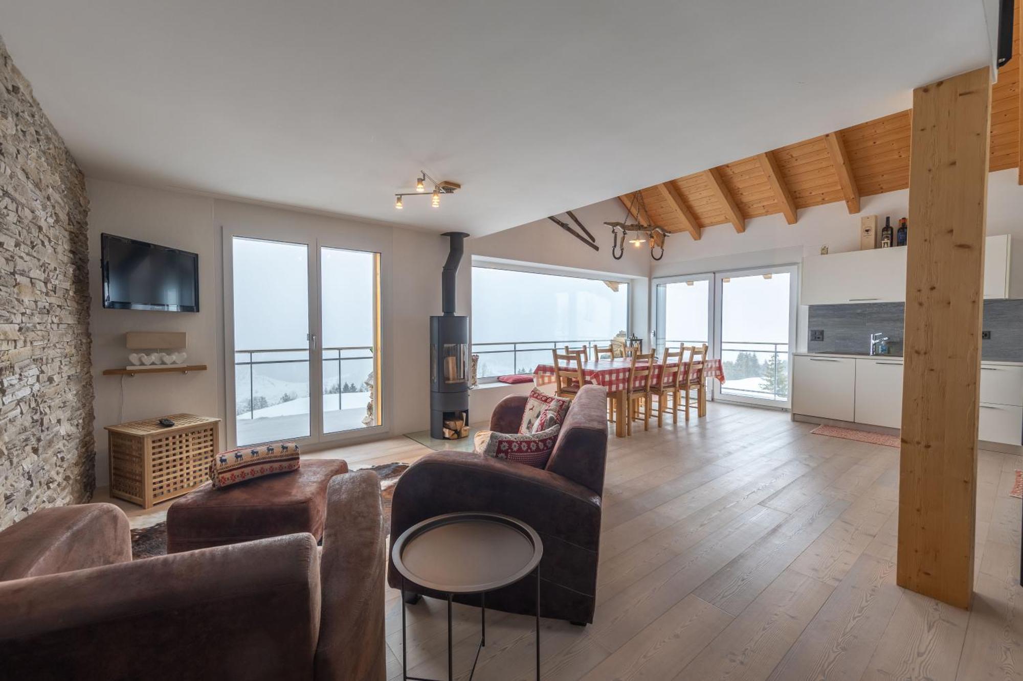 Tga Pilu A Cozy And Modern On Savognin Slopes With Wonderful Mountains View * Malmigiuer